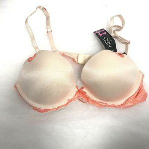 Heidi Klum Boost Keyhole women"s Bra Size 34DD Color Fusion Coral